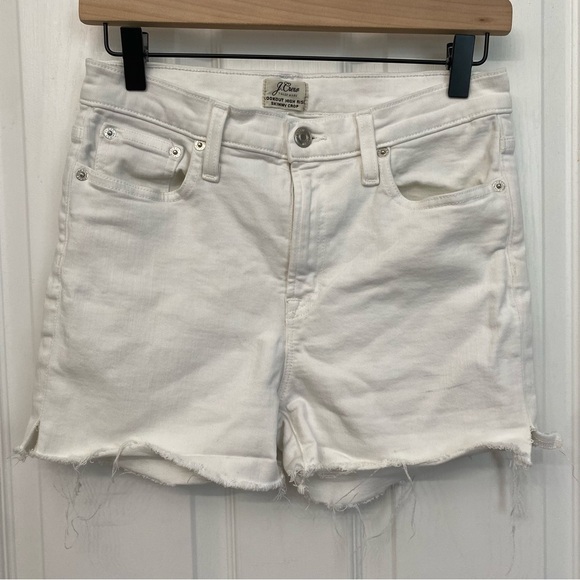J. Crew Lookout Skinny High Rise White Shorts Waist 29 - Picture 16 of 16